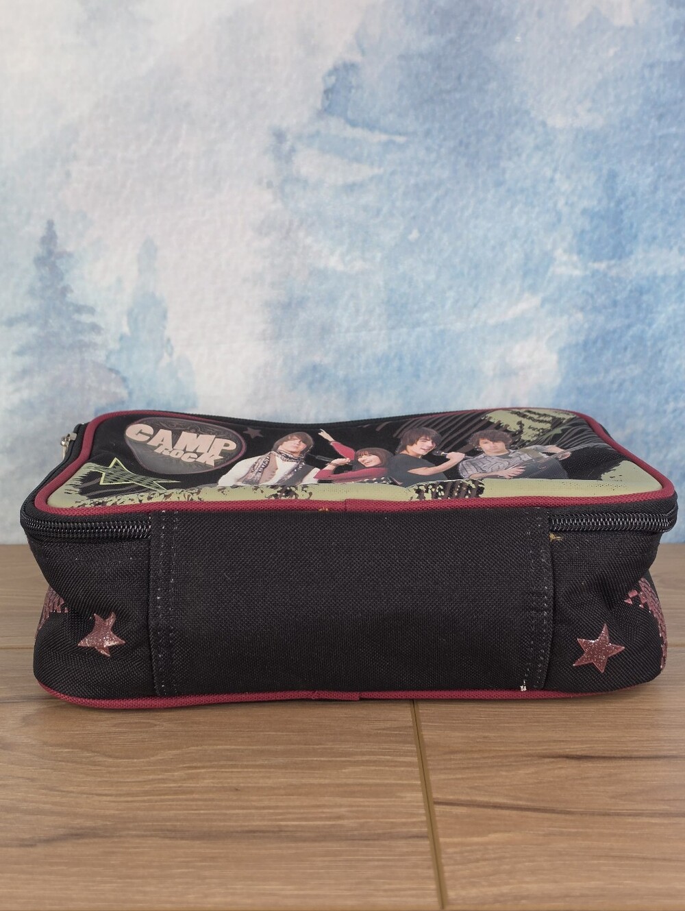 Disney Camp Rock Jonas Brothers Demi Lovato Zipper Closure Lunch Bag Y2K - Picture 10 of 16
